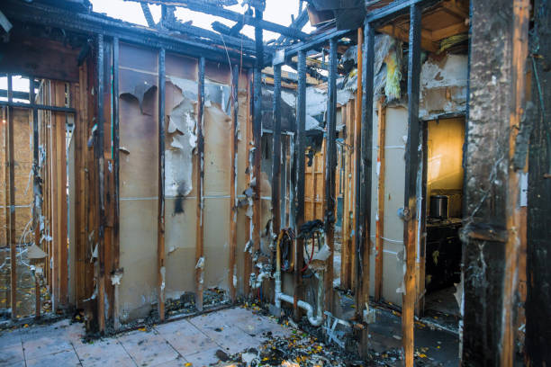 Professional Fire Board Up technician working in Glenwood, MN